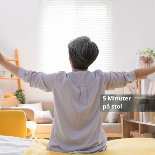 5 minuter på stol, skonsam och effektiv träning för hela kroppen.