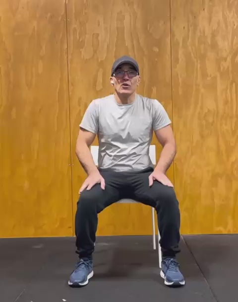 5 minuter på stol, skonsam och effektiv träning för hela kroppen.